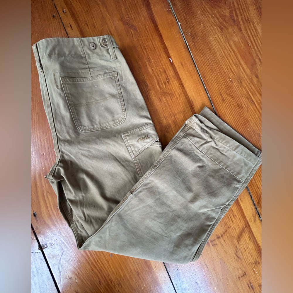 Mountain Khakis casual work cotton pants size 14 regular adjustable waist